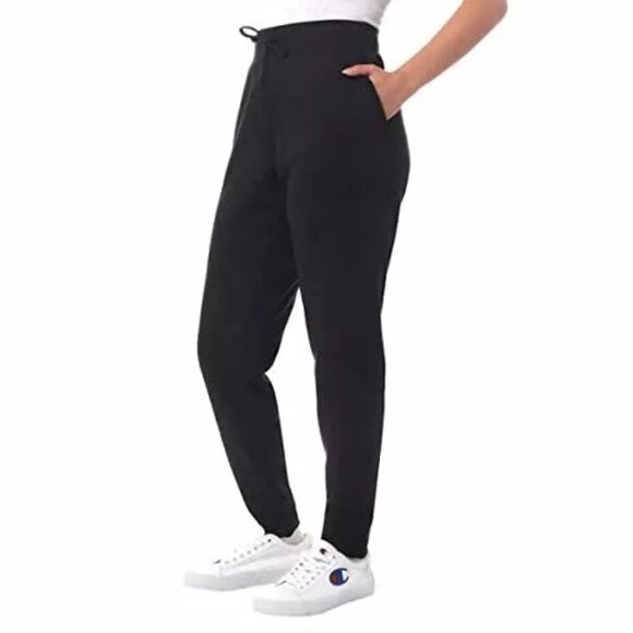 Champion Sueded Fleece Jogger Sweat Pants 1536059 Women Black Size Small - Picture 3 of 10